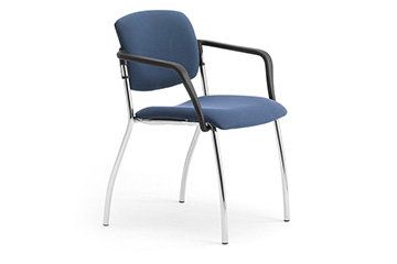 Comode sedie imbottite per arredo sala attesa clinica medica, centro di medicina, ambulatorio Laila 4 gambe