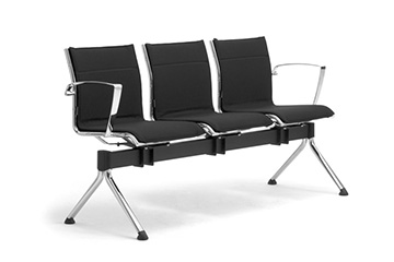 Moderne panche e sedie di design con braccioli per arredo area comune ambulatori, cliniche, ospedali Origami Lx