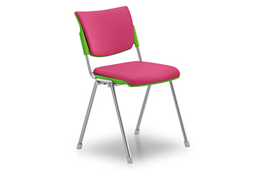 Pratiche sedie di design con pannelli imbottiti per arredo area comune cliniche ed ospedali LaMia