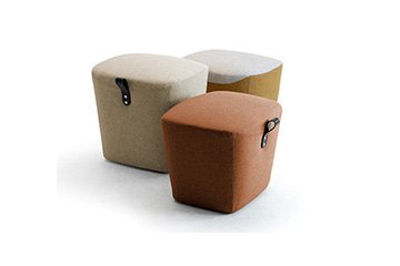 Comodi pouf poggiapiedi, poltrone e divanetti lounge di design per ingresso e attesa Victoria